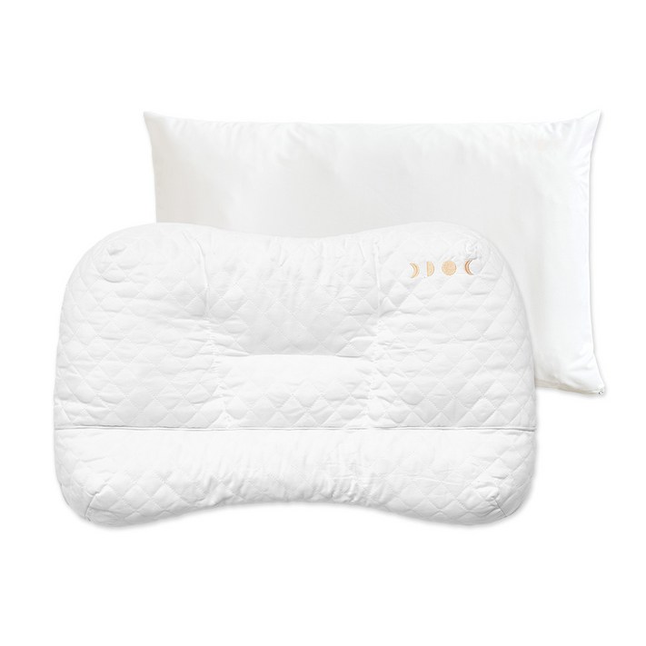 수면공감 NEW 우유 경추베개 주니어  전용커버, 화이트, 1세트