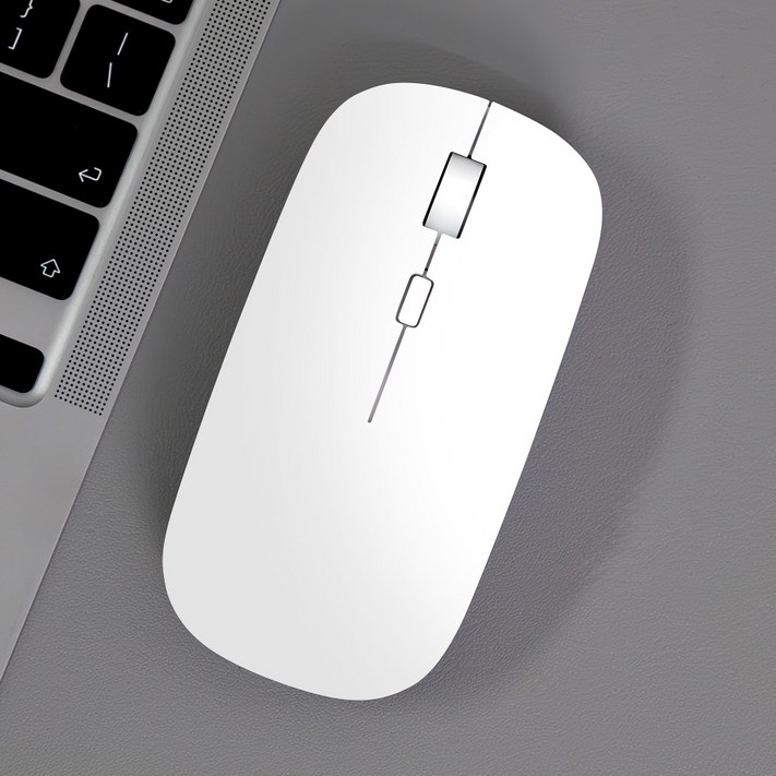 홈플래닛 저소음 슬림 디자인 DPI 감도조절 휴대용 무선 마우스