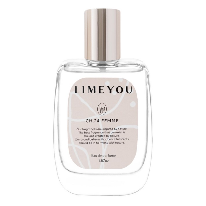 라임유 CH24 플로럴 오 드 퍼퓸 50ml 니치 향수, 50ml, 1개 라임유 CH24 플로럴 오 드 퍼퓸 50ml 니치 향수, 50ml, 1개