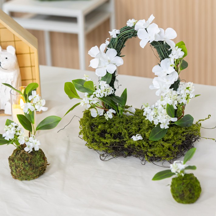 플라워트리 포토테이블 네이처플라워 아치 3종 세트