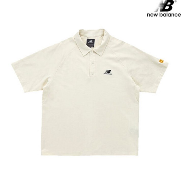 뉴발란스 뉴발란스 NBNFC22503-CM COURT CLUB 루즈핏 카라티 남녀공용 반팔티 티셔츠