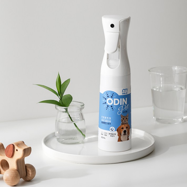 미국 아마존 판매 1위 동일성분 휴매니존 오딘펫 300ml 강아지 고양이 탈취제 소변 오줌 배변냄새 제거