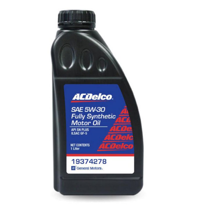 ACDelco 에이씨델코 벨로스터 FS 1.6 GDI 15년 가솔린 엔진오일 합성유 5W30 4L, 4개, 5w30, 1L
