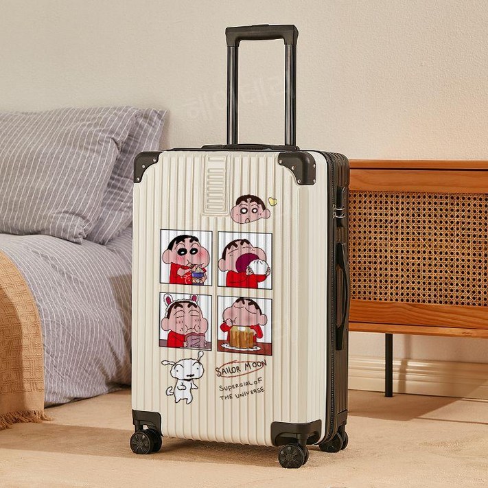 짱구캐리어 미니 캐리어 캐릭터 레디백 초등학생 수납 승무원 귀여운디자인 여행가방 기내용 가방