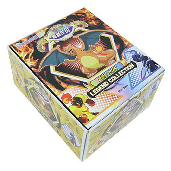 포켓몬 레전드 소장판 특별판3탄 고무딱지 1박스 6개입