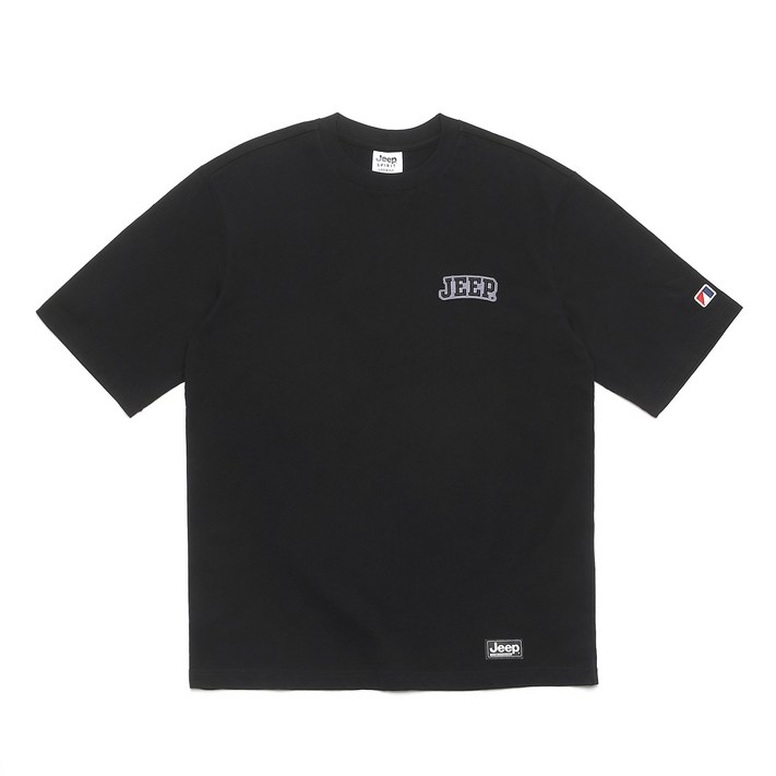 셀러허브 유니섹스 JEEP 24SS 대문자와펜 반팔 티셔츠 JP6TSU151