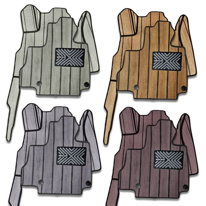 카니발 전용 요트 에디션 가죽 카매트, 오크, 카니발4세대 KA4 7인승아웃도어