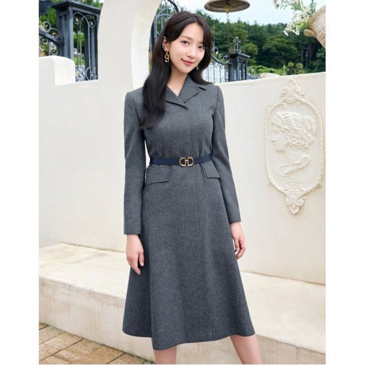 미센스 미센스  카라벨티드 원피스MB3YOPM180A