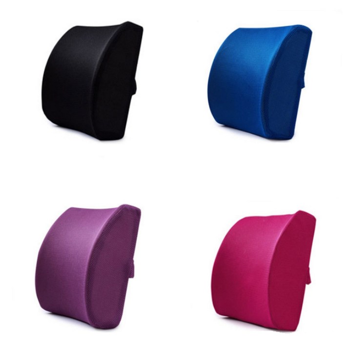 허리편한메모리폼등받이 사무실 차량 학교 의자 등받침대 바른자세 허리쿠션