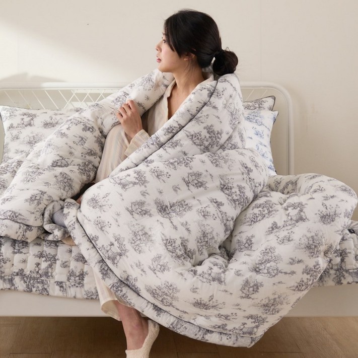 부드러움의끝 멜루나 자연에서온 모달100 무소음 휴식이불