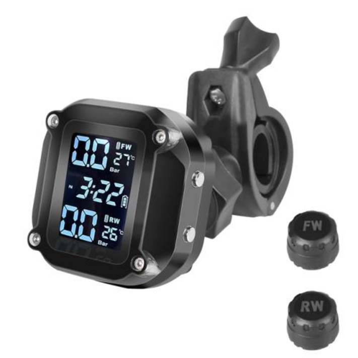 NEW 타이어 공기압 경보장치 TPMS 내외장 센서 무선 LCD 디스플레이 오토바이 온도 테스터 먼지 구덩이 자전거 모터 압력 모니터링 경보 시스템 2 NEW 타이어 공기압 경보장치 TPMS 내외장 센서 무선 LCD 디스플레이 오토바이 온도 테스터 먼지 구덩이 자전거 모터 압력 모니터링 경보 시스템 2