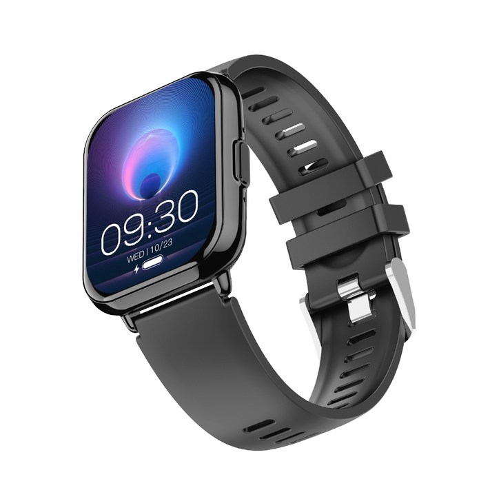 PEJE AI 질문응답 25나라 언어 실시간 번역 블루투스 통화 스마트워치, GPS  블루투스, 4.6cm, 검정색