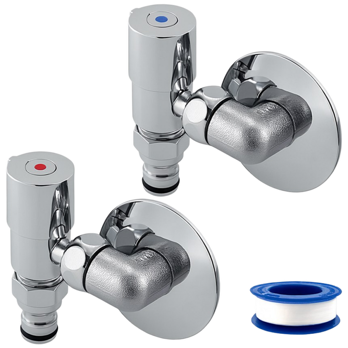 철물마켓 국산 최고급형 엘보 초 슬림 세탁기 수도꼭지 납작 수전 커플링