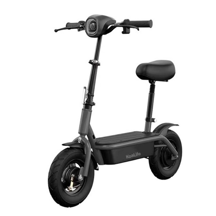코알라이프 전동킥보드 조립 없이 바로타는 퀵보드 성인용 3단 접이식 전동킥보드, 미드나잇 블랙, 36V 20Ah, 1개