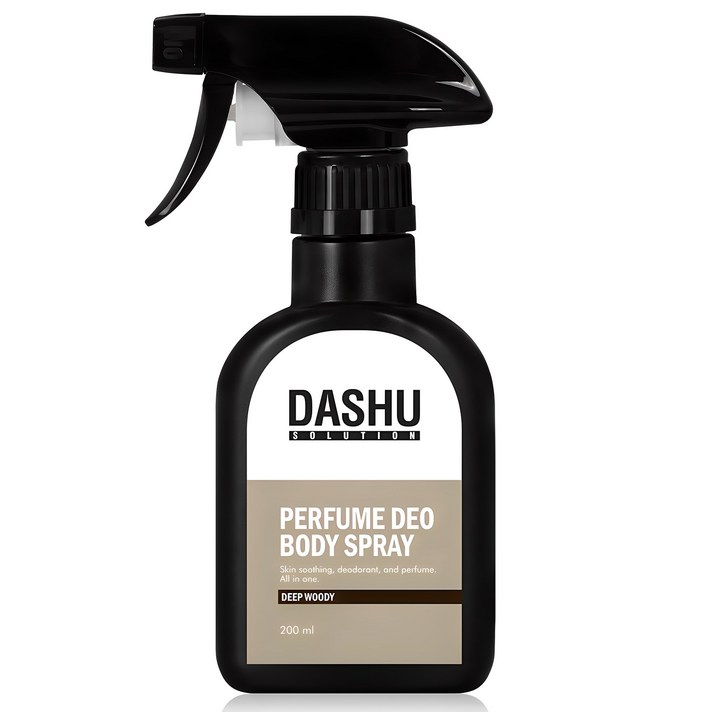다슈 솔루션 퍼퓸 데오드란트 바디스프레이 딥 우디향, 200ml, 1개
