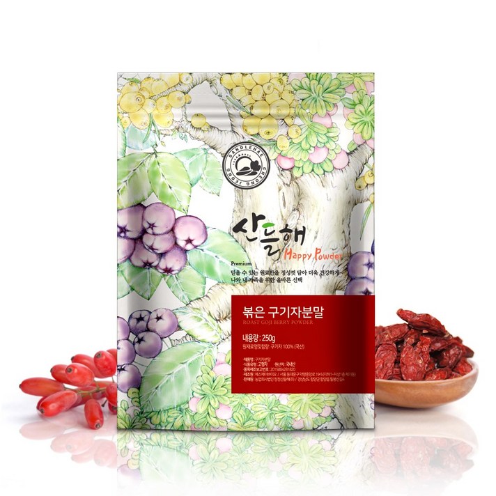 산들해 구기자 분말 국산, 1개, 500g