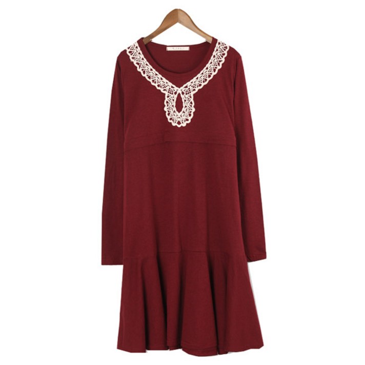 [엄짱] 러버수유원피스