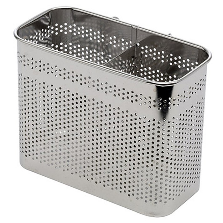 스토피아 사각 수저통(대), 실버, 1세트