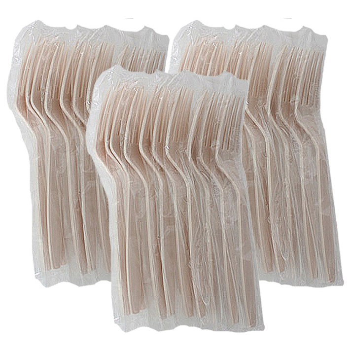 티나피크닉 개별포장 일회용 포크, 10개입, 3세트