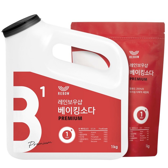 레인보우샵 왕톡톡이 베이킹소다 리필세트, 1set