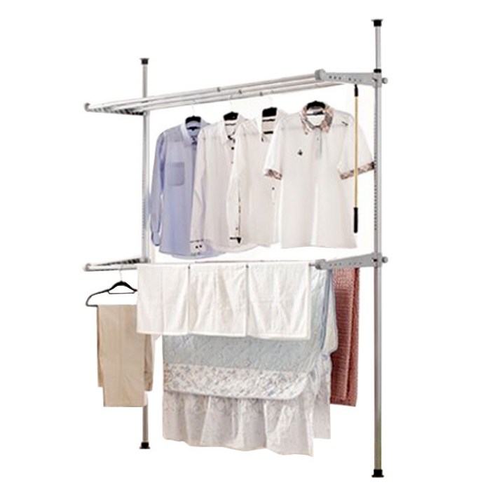 PS로빙 베란다 접이식 빨래건조대 6단, 1개