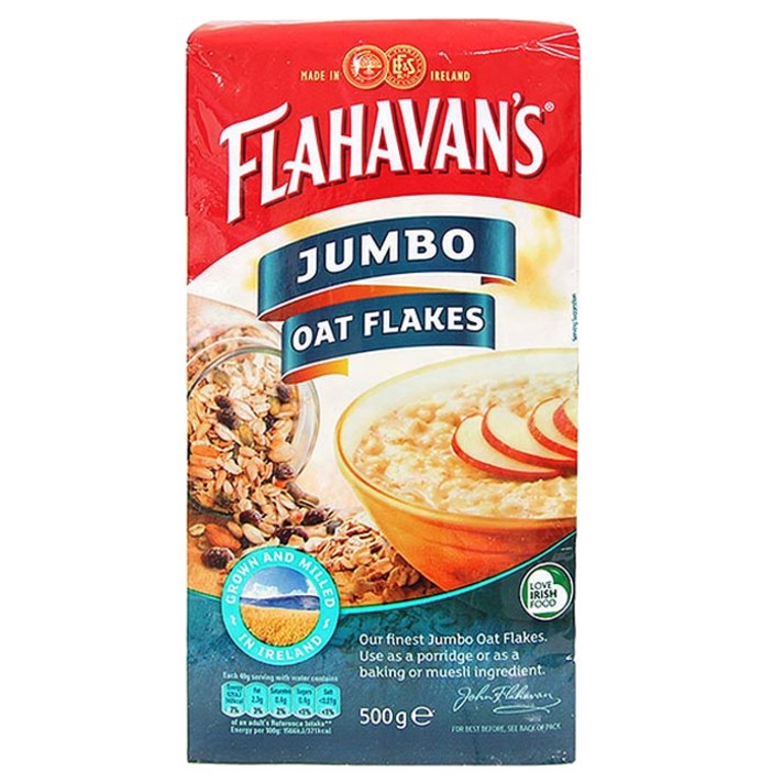 플라하반 점보 오트밀, 500g, 1개