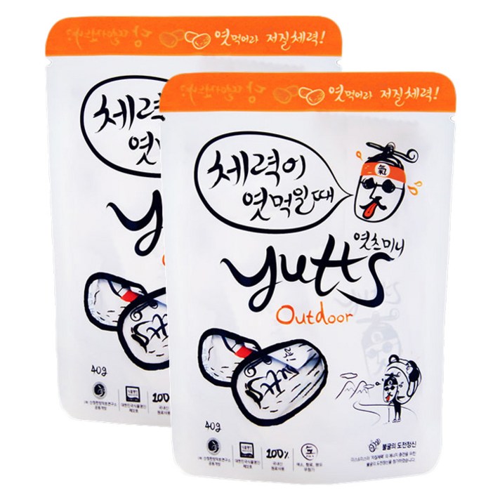 엿츠 미니 체력이 엿 먹일 때, 2개, 40g