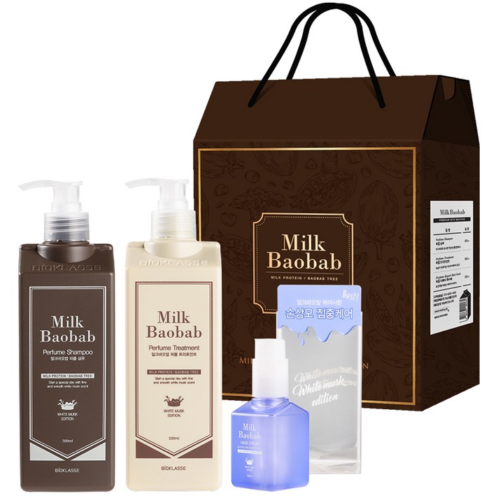 밀크바오밥 헤어케어 3종세트 3호, 1세트