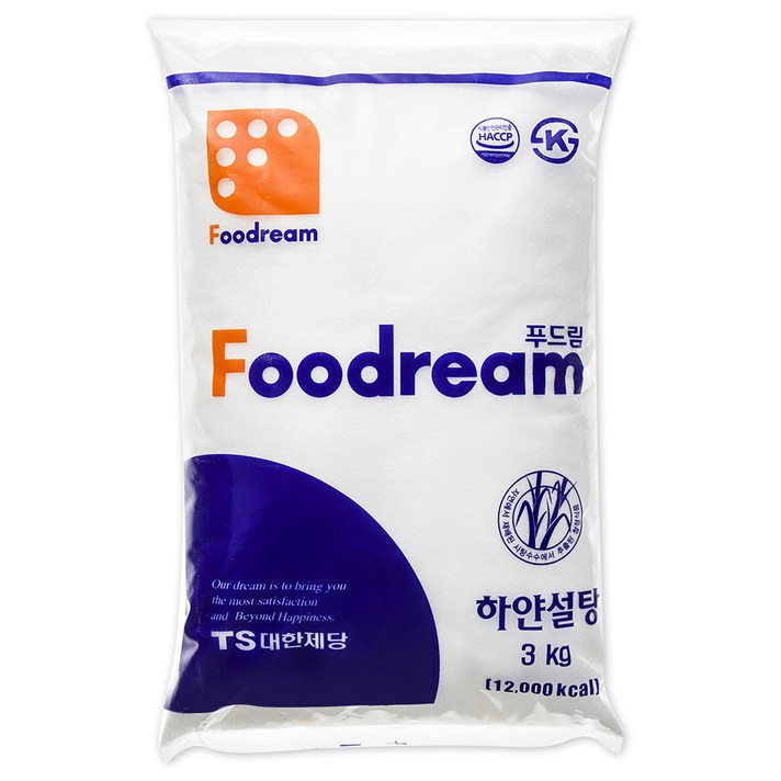 푸드림 하얀설탕, 3kg, 1개