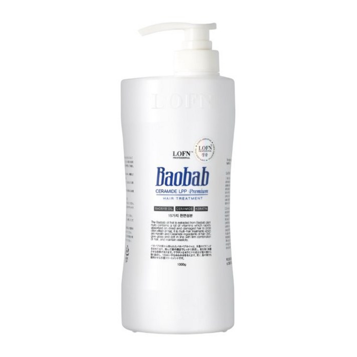 로픈 바오밥 세라마이드 LPP 프리미엄 헤어 트리트먼트, 1kg, 1개