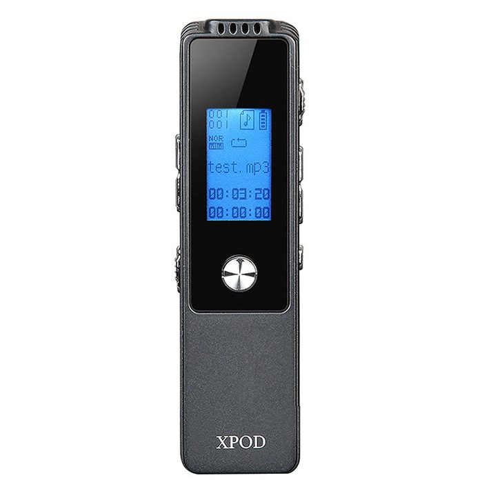 엑스팟 디지털 보이스레코더 8GB + 이어폰, XP50N, 혼합 색상
