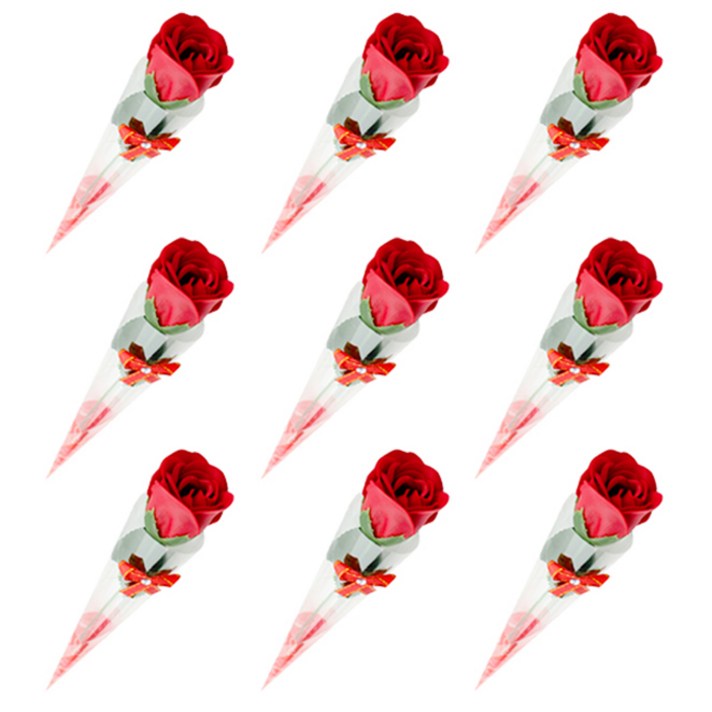 
                                                        에이비엠 한송이비누 장미꽃 9p, 레드
                                                    