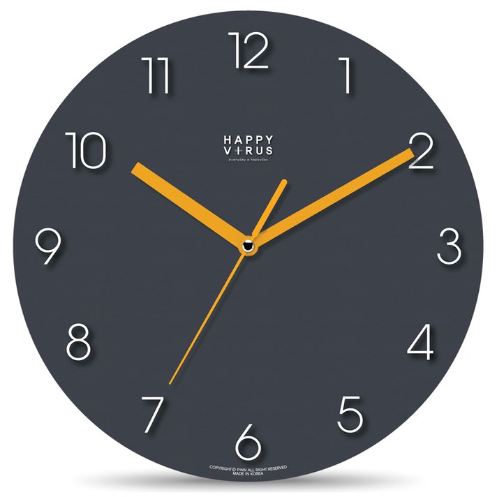 해피바이러스 인테리어용 디자인 벽시계, 5035
