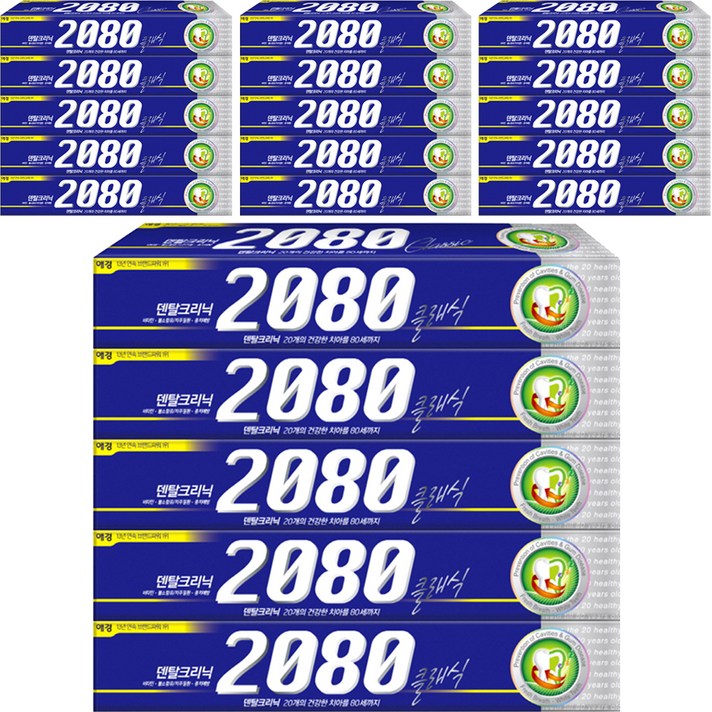  2080 클래식 치약, 170g, 20개 