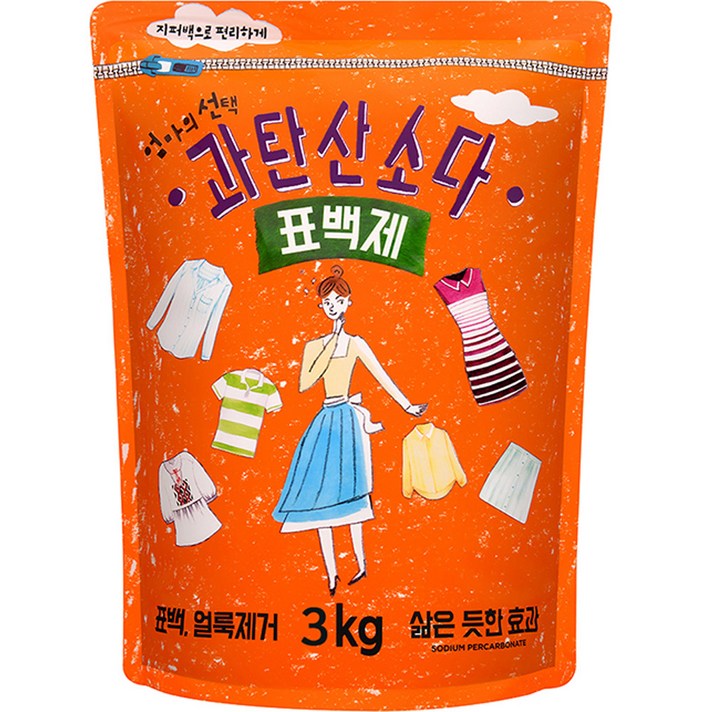  엄마의선택 과탄산소다 표백제, 1개, 3kg 