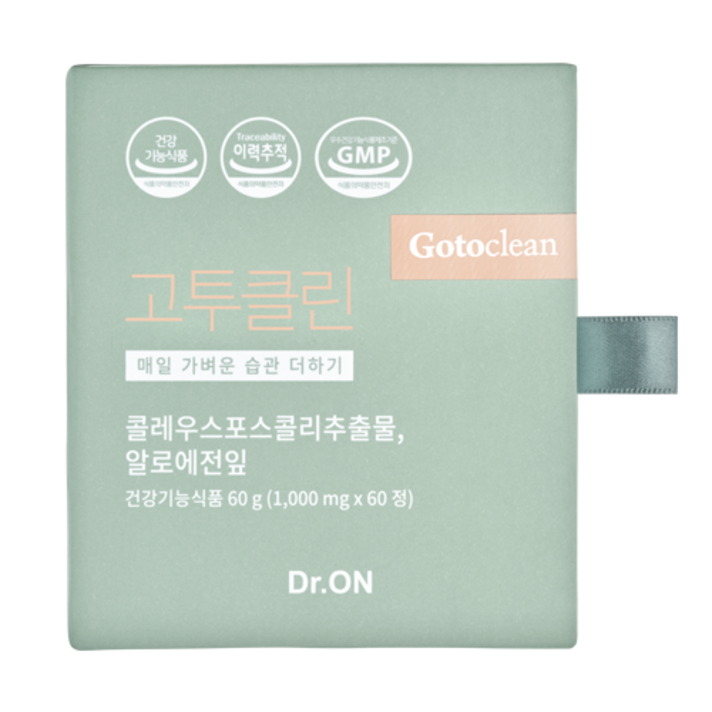 닥터오앤 고투클린 다이어트보조제, 60정, 1개
