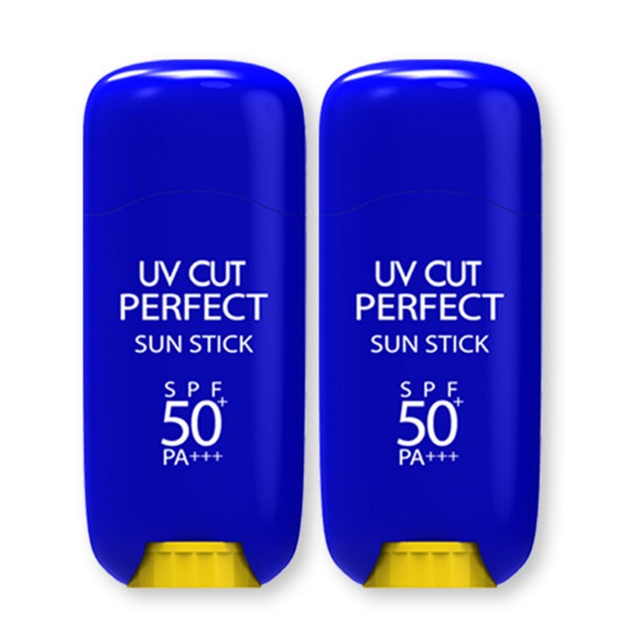 에네스티 유브이 컷 퍼펙트 선스틱 SPF50+ PA+++, 23g, 2개