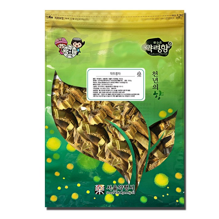  천지가약초 볶은 작두콩차, 500g, 1개입, 1개 