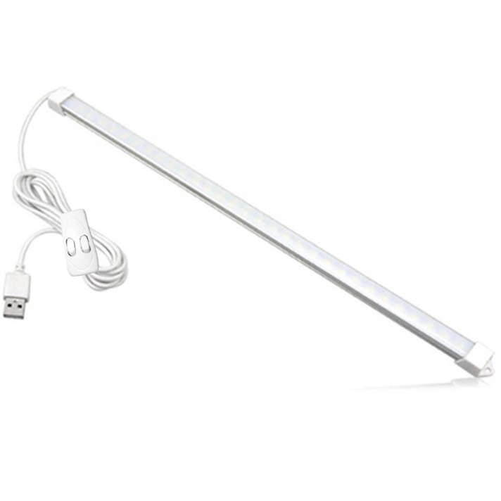 
                                                        USB LED 바 조명 중 3색 35cm, 주황빛, 아이보리빛, 하얀빛
                                                    