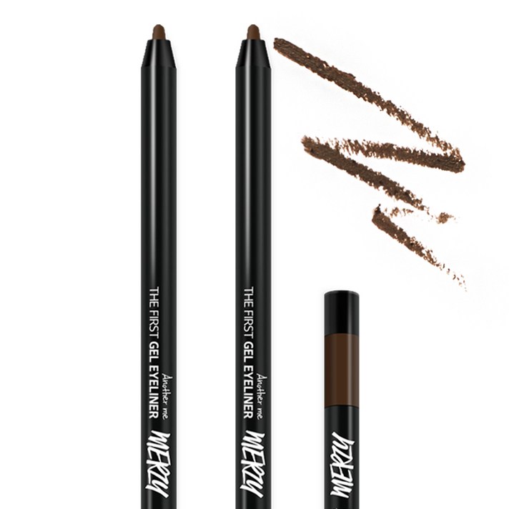 머지 더 퍼스트 젤 아이라이너 2p, G2 더치브라운, 2개