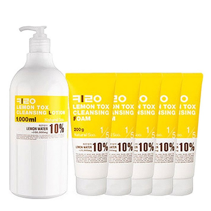 내추럴수 키로 클렌징로션 1000g 2종, 클렌징로션 1000g + 클렌징폼 1000g, 1세트