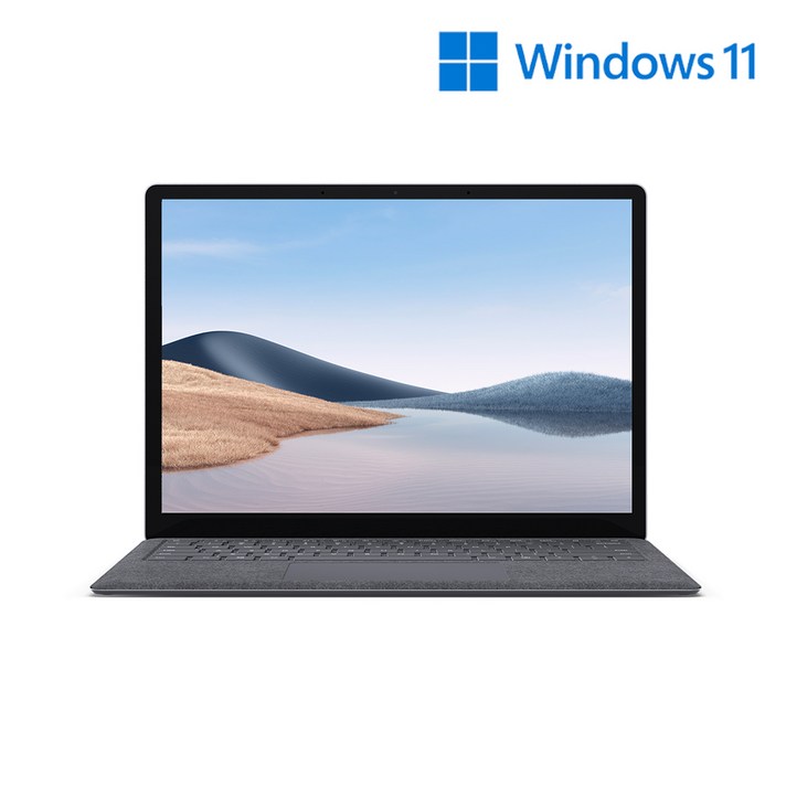 마이크로소프트 2021 Surface Laptop 4 13.5, 플래티넘, 라이젠5 4680U, 256GB, 8GB, WIN10 Home, 5PB-00021