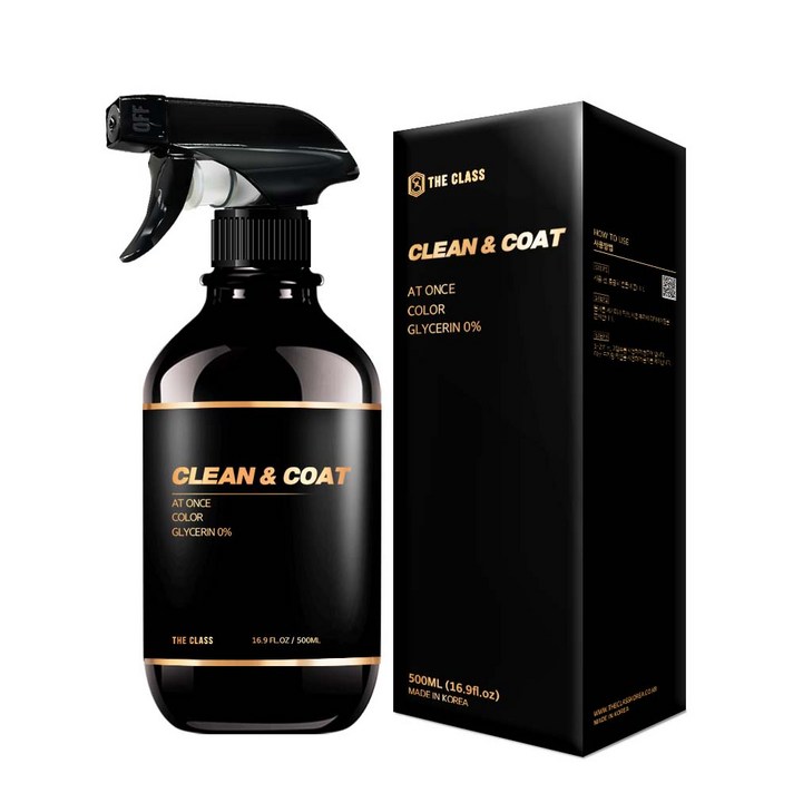더클래스 클린 앤 코트 차량 실내 세정 코팅제, 500ml, 1개