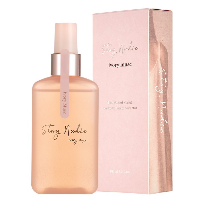 바디홀릭 스테이누디 헤어&바디미스트 아이보리 뮤스크, 100ml, 1개