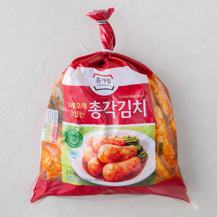 종가집 총각김치, 2.5kg, 1개
