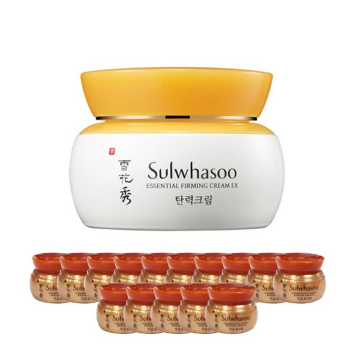 설화수 탄력크림 75ml + 자음생크림 5ml x 15p, 1세트