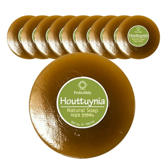 프로버블리 어성초 천연 중성비누, 110g, 10개
