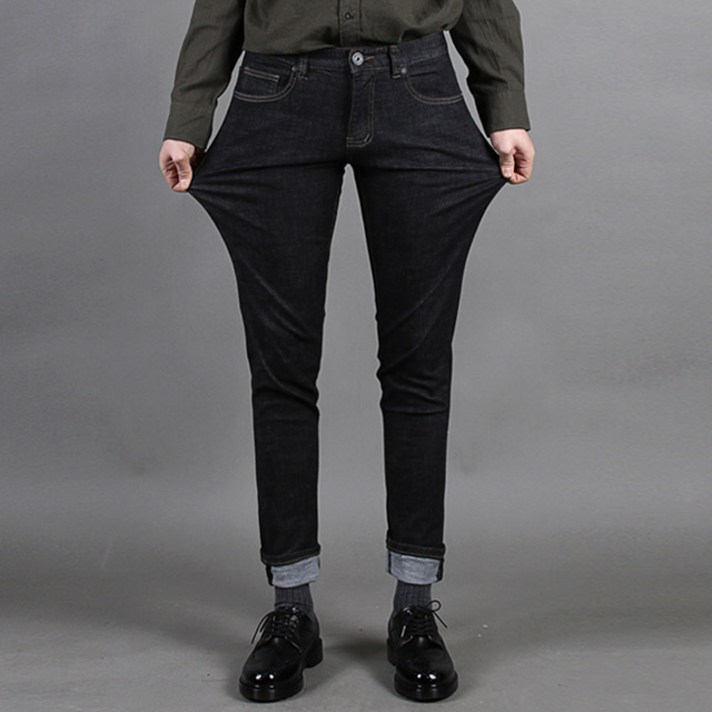 디와이진 남성용 스판 슬림일자 생지팬츠 ME111