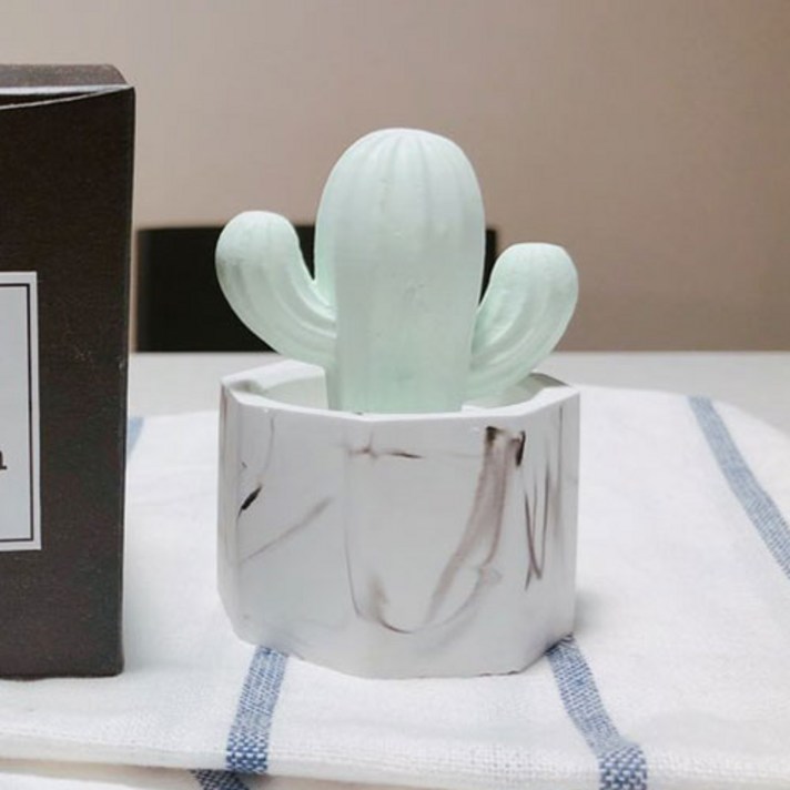 
                                                        미쁘다 육각마블선인장 석고방향제 그린, 코코마드모아젤
                                                    