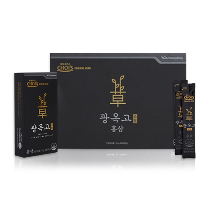 광동 광옥고스틱 홍삼, 10g, 30개
